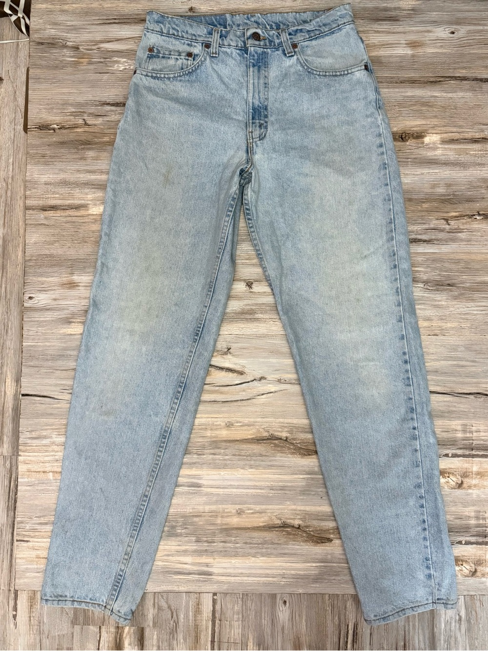 Levi’s 550 Jeans Men 33x34 Relaxed Fit Tapered Light Blue USA Cotton Vintage 80